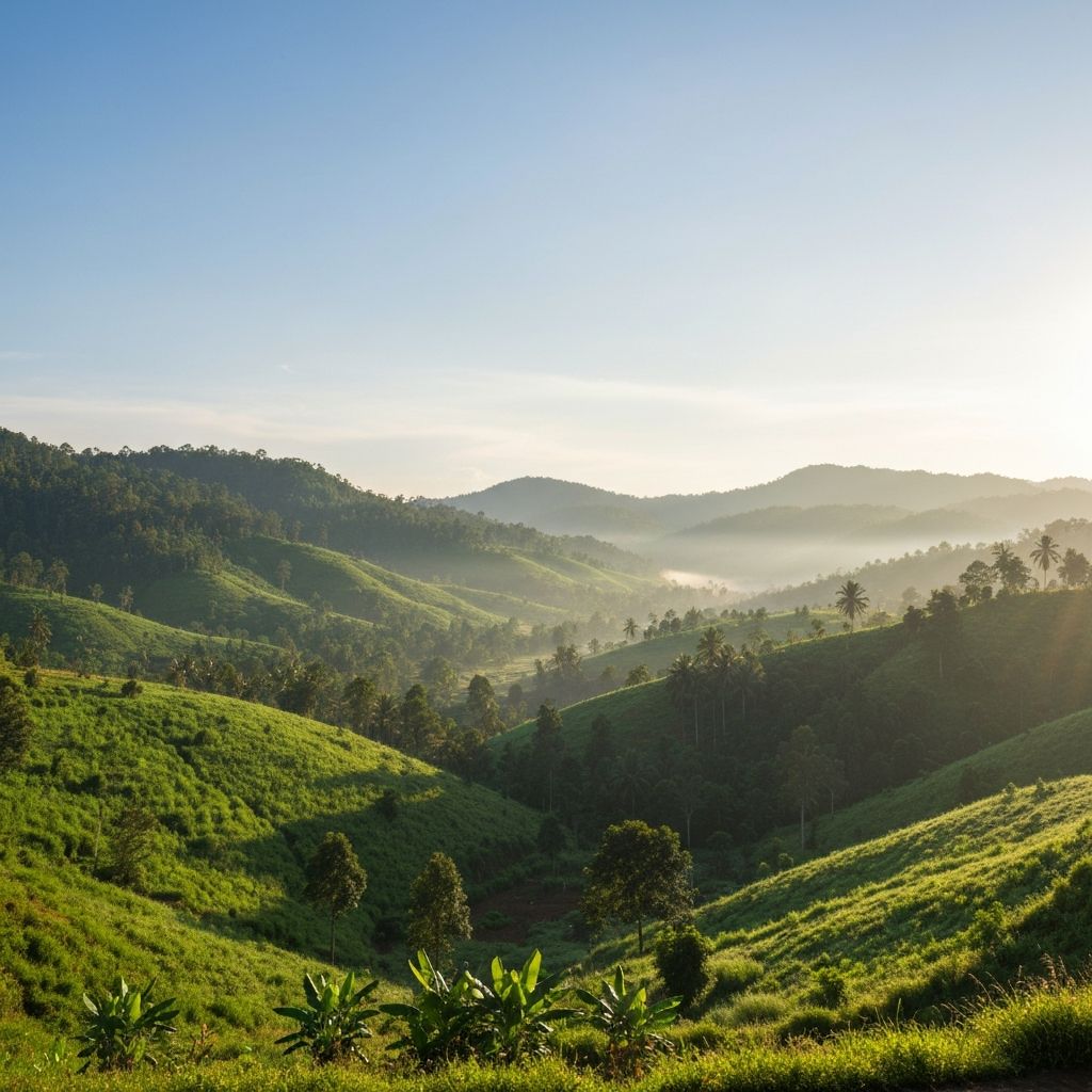 Natural landscape representing lifestyle concepts